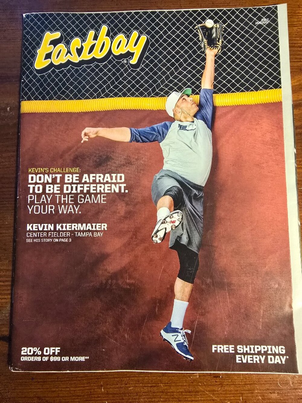 Eastbay Magazine January 2017 Kevin Kiermaier Cover Don't Be Afraid to be Differ
